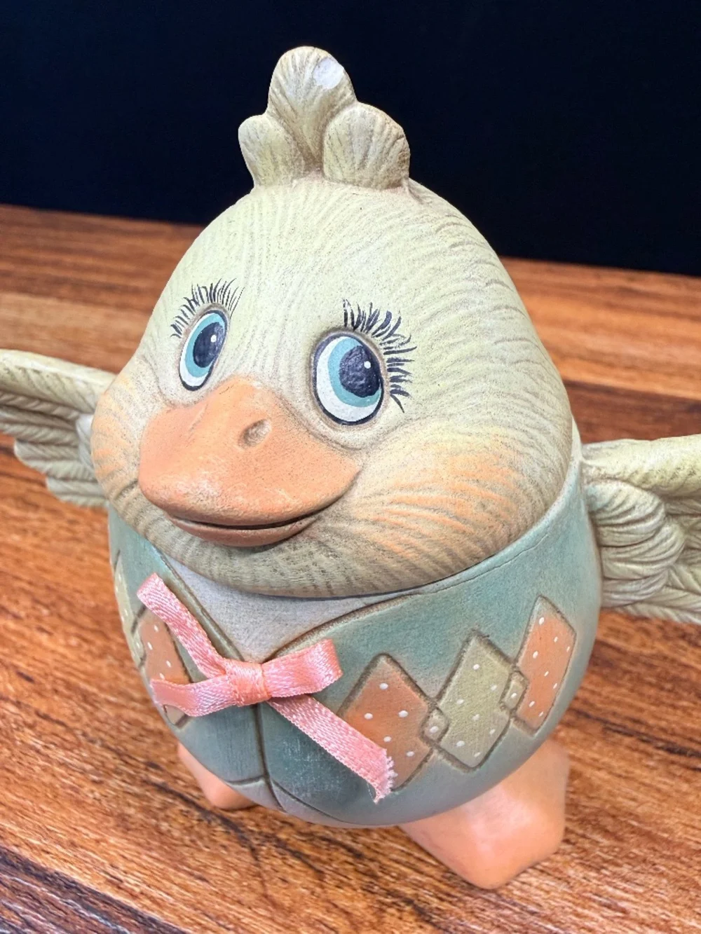 Easter Egg Chick Trinket Box